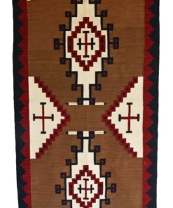 Crystal Navajo Rug: Churro 1775 : 36" x 84 : (3' x 7')