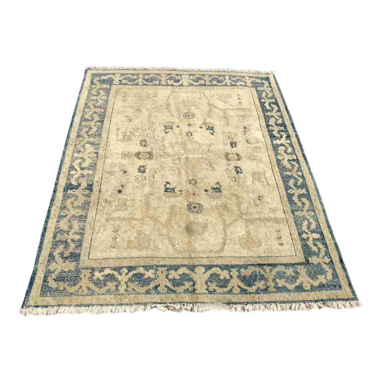 1960's Oushak Rug, 60.5" X 77.5"