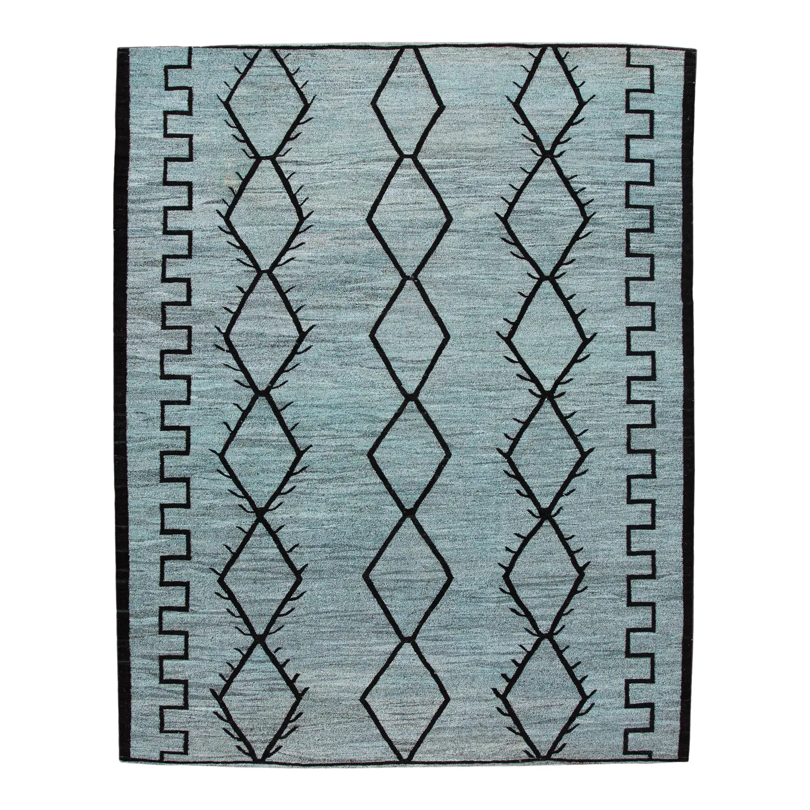 21st Century Modern Flatweave Wool Kilim Rug